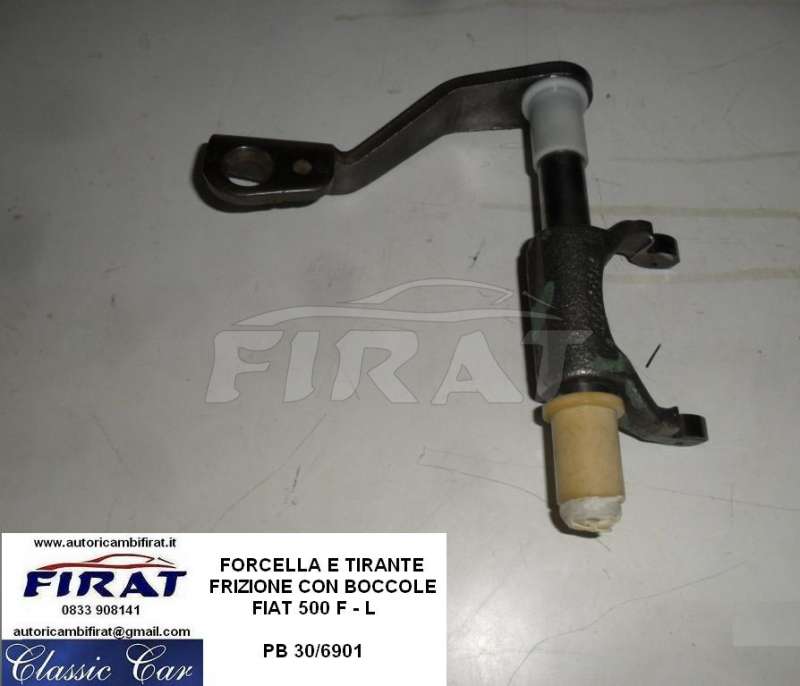 FORCELLA E TIRANTE FRIZIONE FIAT 500 F L